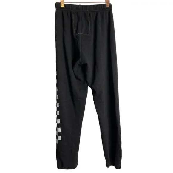 Aviator Nation Check Leg Sweatset Black White Size XS - Picture 4 of 5
